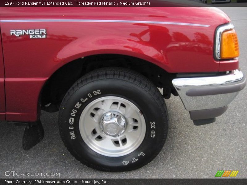 Toreador Red Metallic / Medium Graphite 1997 Ford Ranger XLT Extended Cab