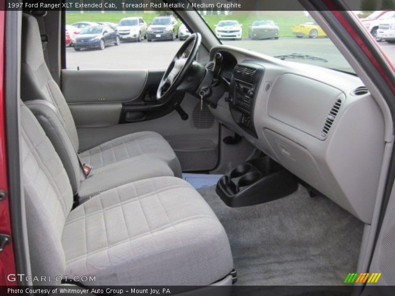 Toreador Red Metallic / Medium Graphite 1997 Ford Ranger XLT Extended Cab