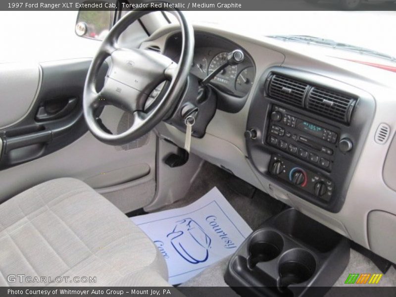 Toreador Red Metallic / Medium Graphite 1997 Ford Ranger XLT Extended Cab