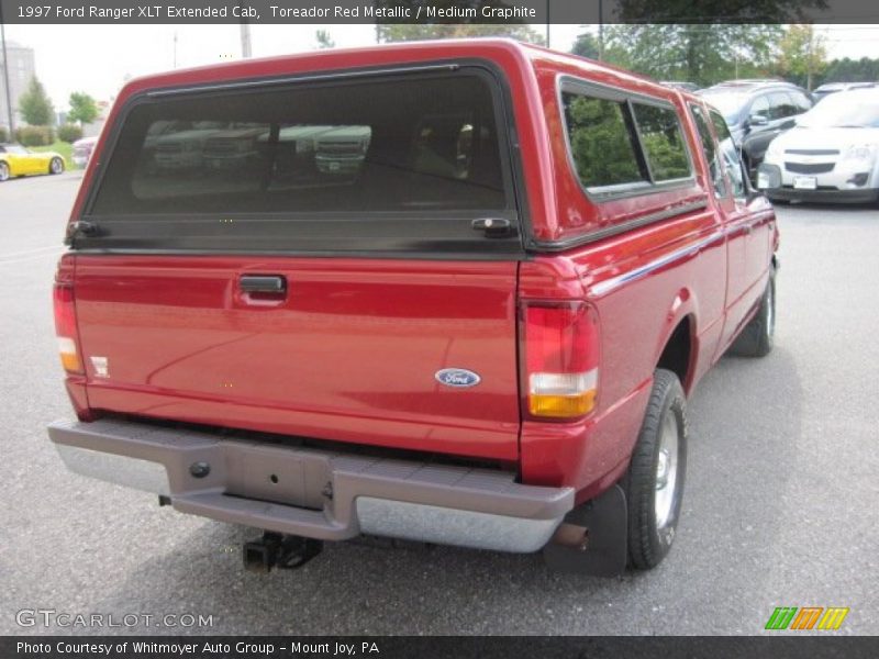 Toreador Red Metallic / Medium Graphite 1997 Ford Ranger XLT Extended Cab