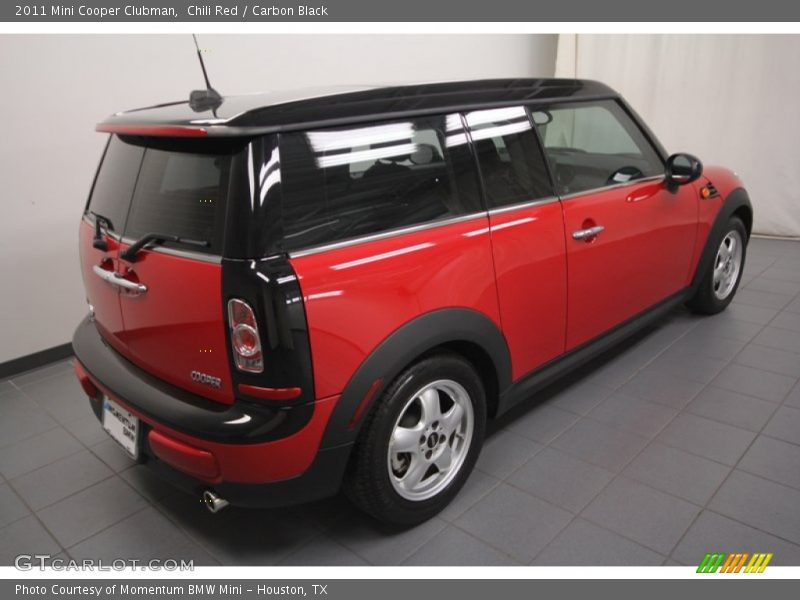 Chili Red / Carbon Black 2011 Mini Cooper Clubman