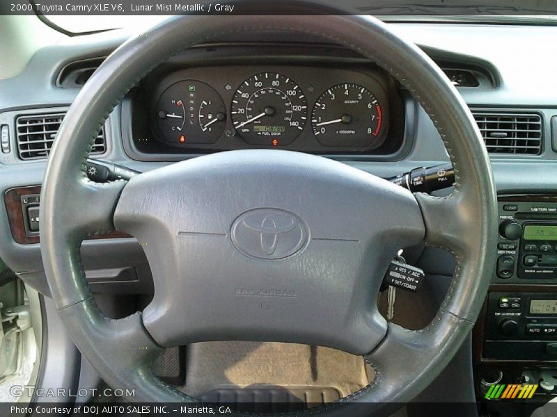 Lunar Mist Metallic / Gray 2000 Toyota Camry XLE V6