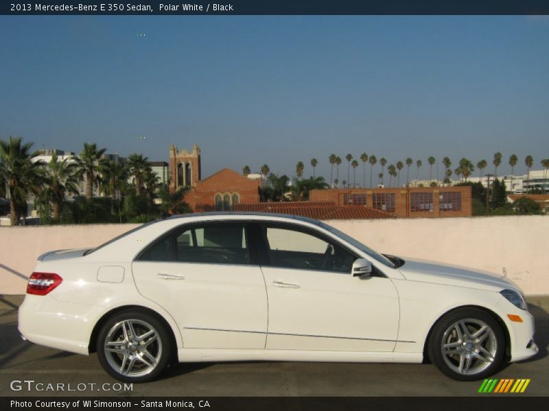 Polar White / Black 2013 Mercedes-Benz E 350 Sedan