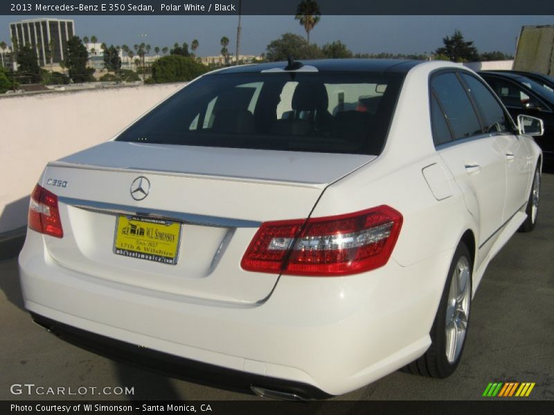 Polar White / Black 2013 Mercedes-Benz E 350 Sedan