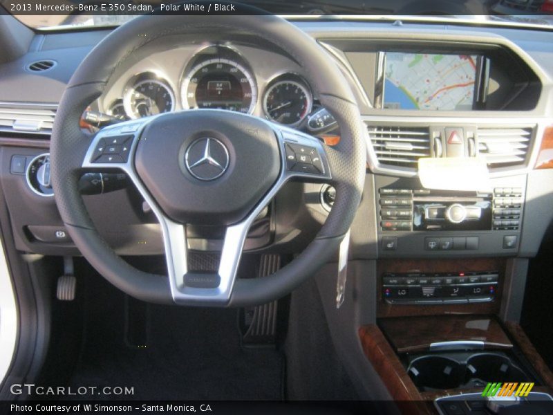 Polar White / Black 2013 Mercedes-Benz E 350 Sedan