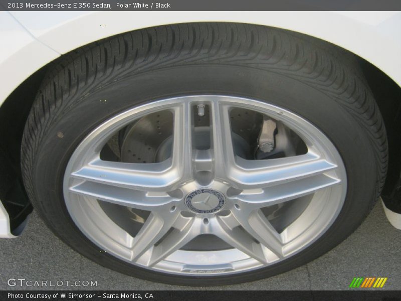 Polar White / Black 2013 Mercedes-Benz E 350 Sedan