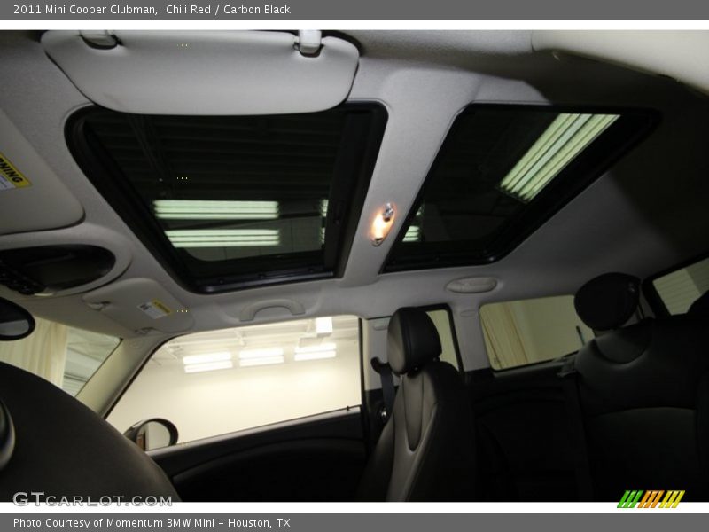 Chili Red / Carbon Black 2011 Mini Cooper Clubman
