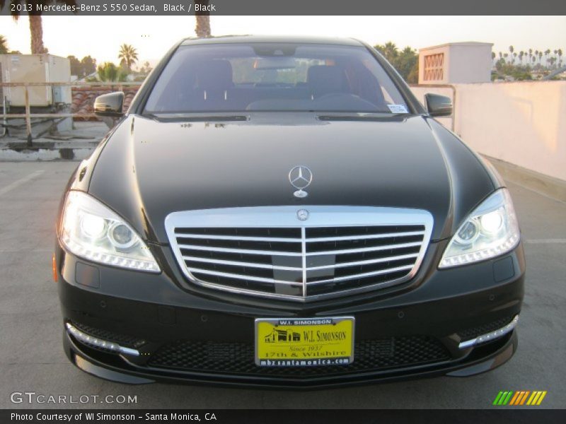 Black / Black 2013 Mercedes-Benz S 550 Sedan