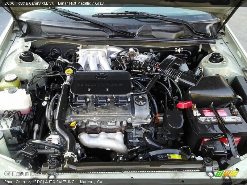 Lunar Mist Metallic / Gray 2000 Toyota Camry XLE V6