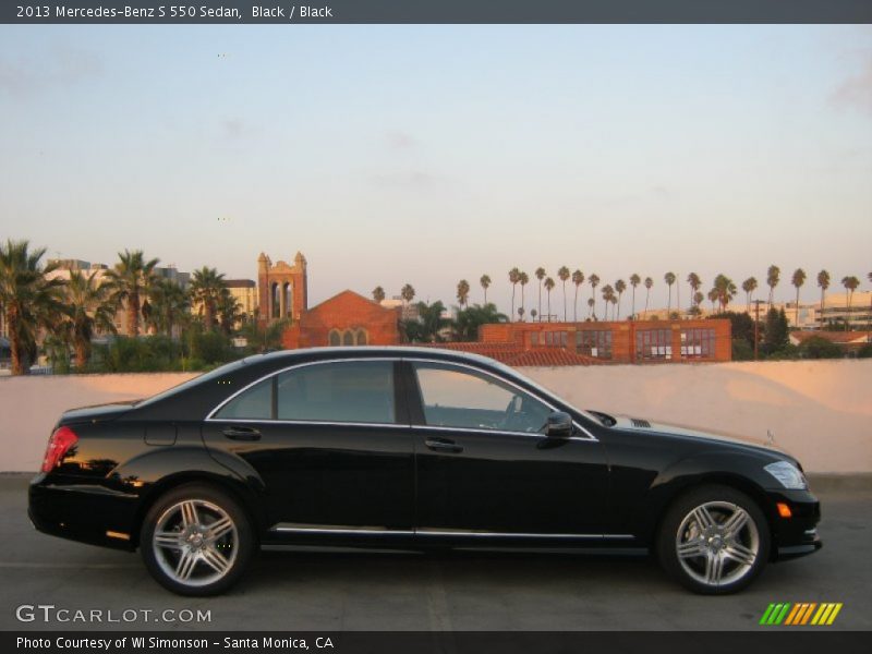 Black / Black 2013 Mercedes-Benz S 550 Sedan