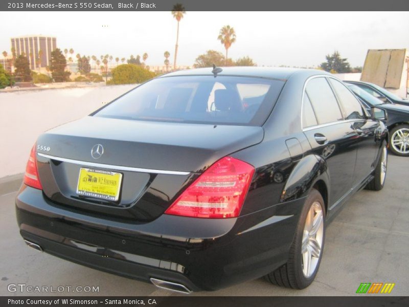 Black / Black 2013 Mercedes-Benz S 550 Sedan