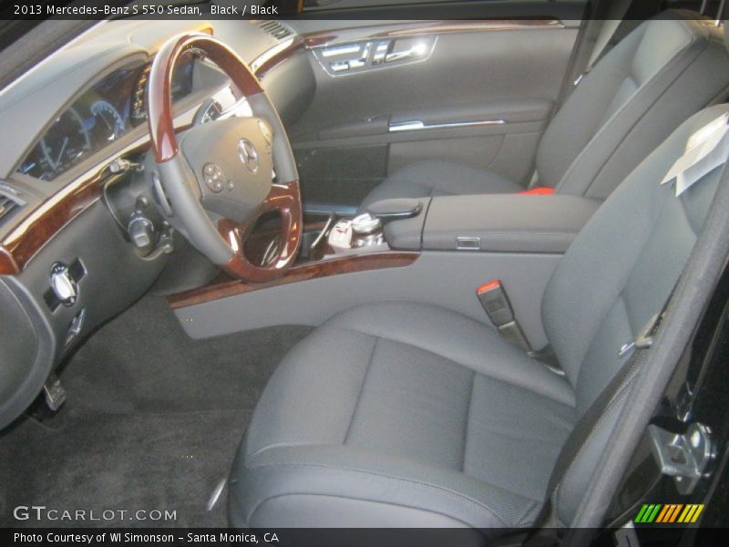 Black / Black 2013 Mercedes-Benz S 550 Sedan
