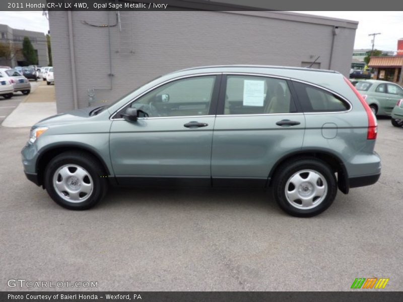 Opal Sage Metallic / Ivory 2011 Honda CR-V LX 4WD