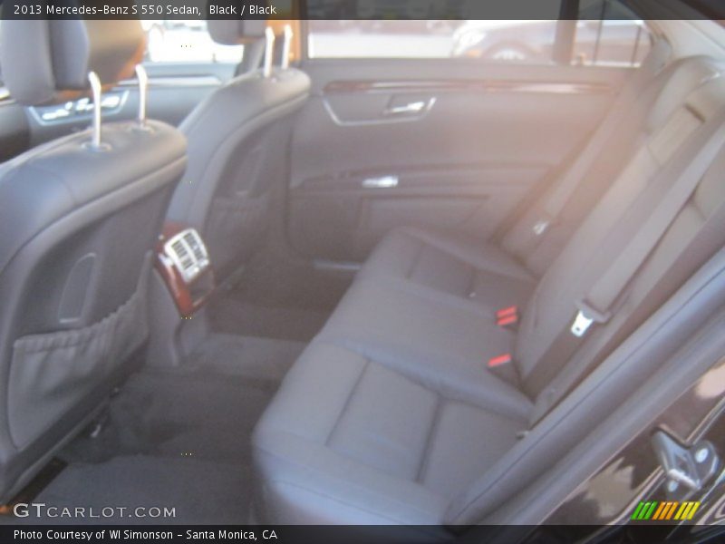 Black / Black 2013 Mercedes-Benz S 550 Sedan