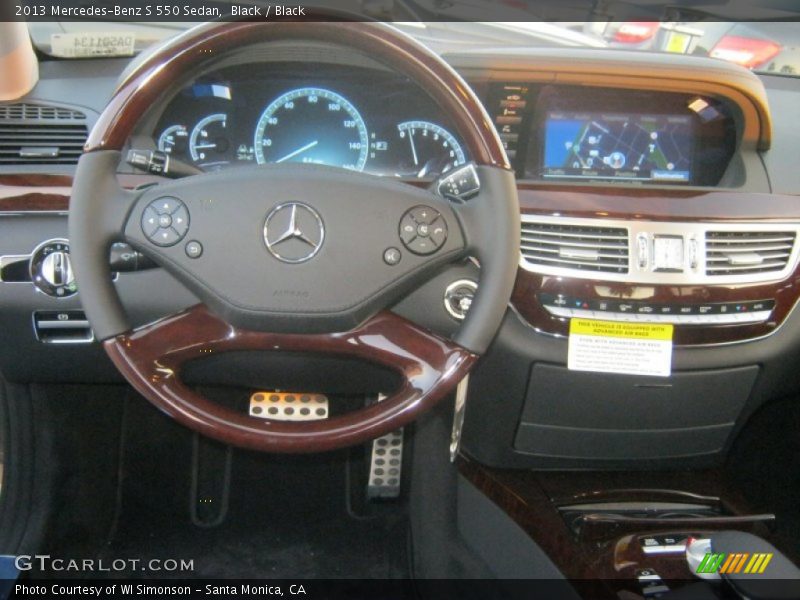 Black / Black 2013 Mercedes-Benz S 550 Sedan
