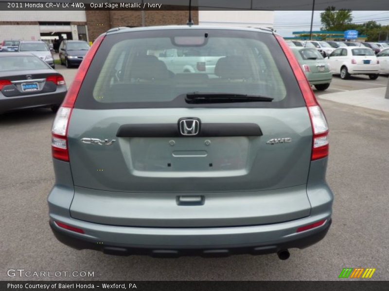 Opal Sage Metallic / Ivory 2011 Honda CR-V LX 4WD