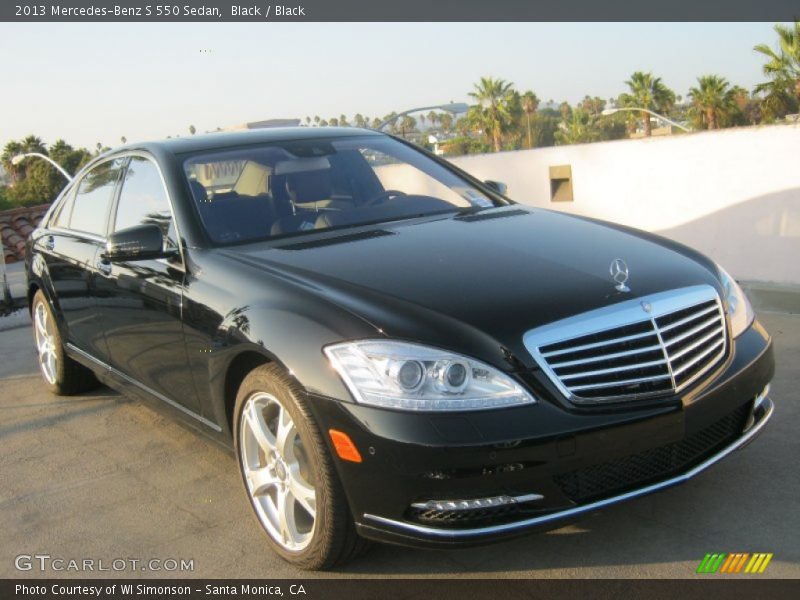 Black / Black 2013 Mercedes-Benz S 550 Sedan