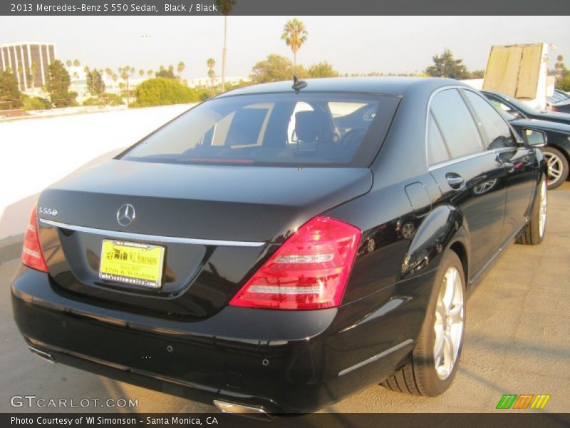 Black / Black 2013 Mercedes-Benz S 550 Sedan