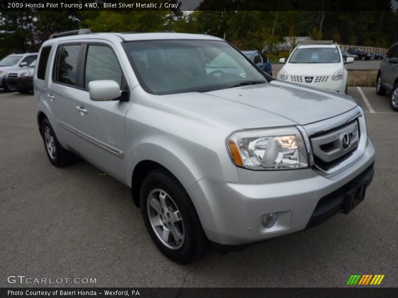 Billet Silver Metallic / Gray 2009 Honda Pilot Touring 4WD