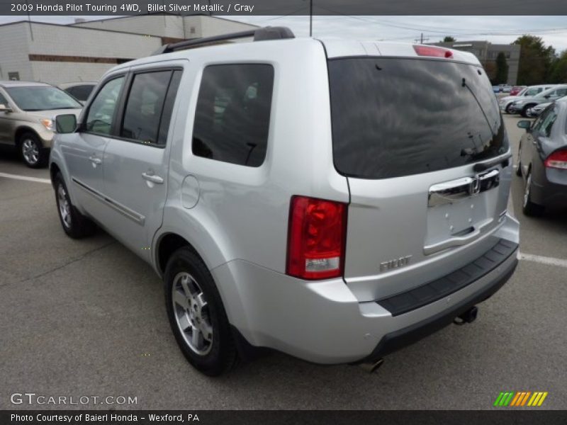Billet Silver Metallic / Gray 2009 Honda Pilot Touring 4WD