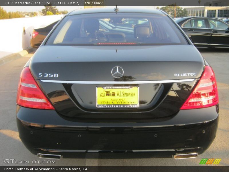 Black / Black 2012 Mercedes-Benz S 350 BlueTEC 4Matic