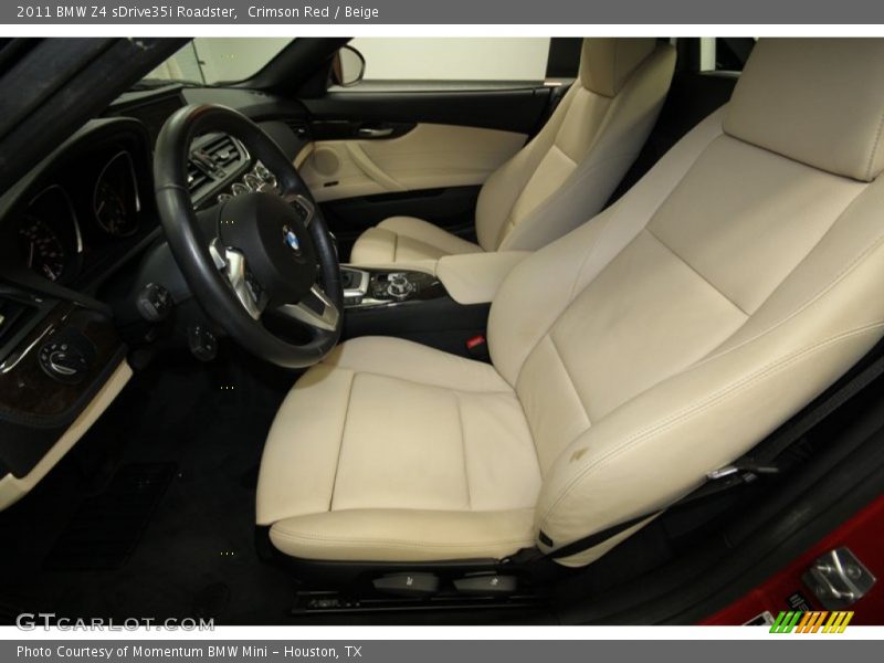  2011 Z4 sDrive35i Roadster Beige Interior