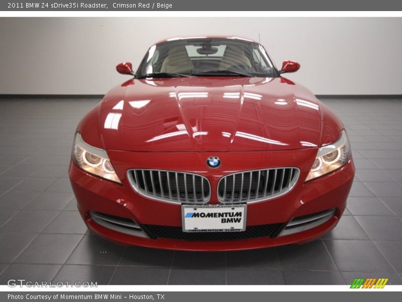 Crimson Red / Beige 2011 BMW Z4 sDrive35i Roadster
