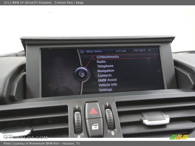 Crimson Red / Beige 2011 BMW Z4 sDrive35i Roadster