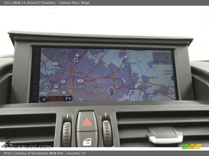 Navigation of 2011 Z4 sDrive35i Roadster