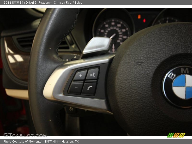 Controls of 2011 Z4 sDrive35i Roadster