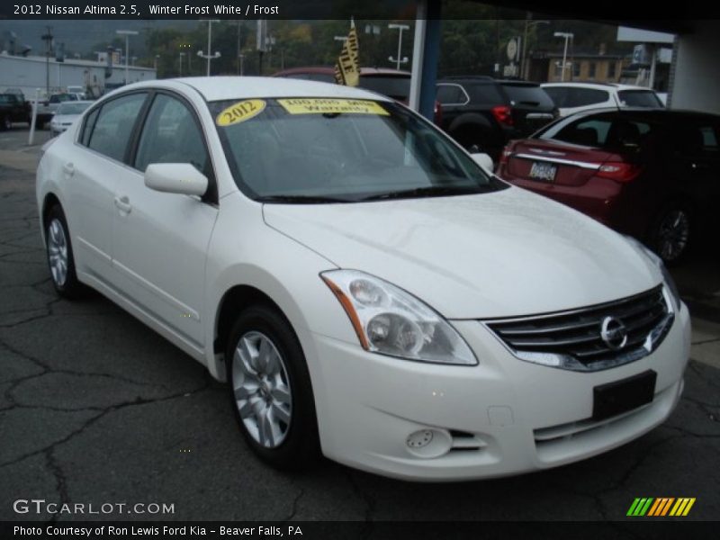 Winter Frost White / Frost 2012 Nissan Altima 2.5