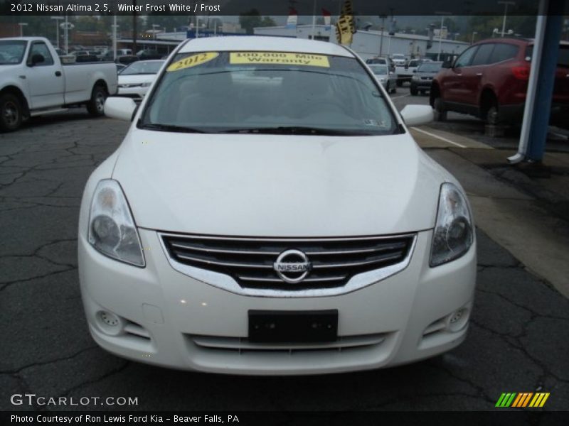 Winter Frost White / Frost 2012 Nissan Altima 2.5