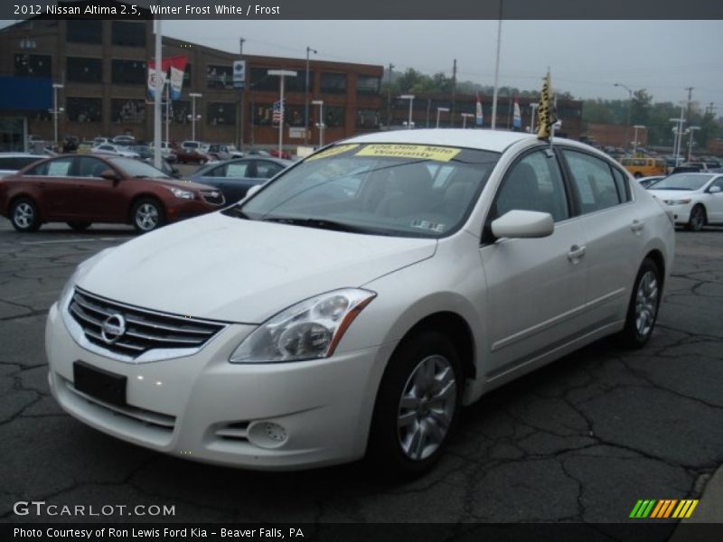 Winter Frost White / Frost 2012 Nissan Altima 2.5