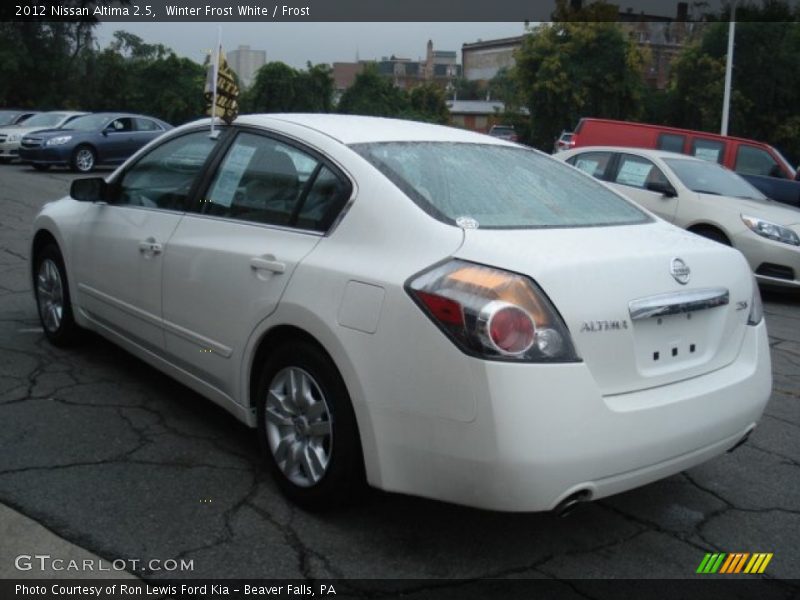 Winter Frost White / Frost 2012 Nissan Altima 2.5