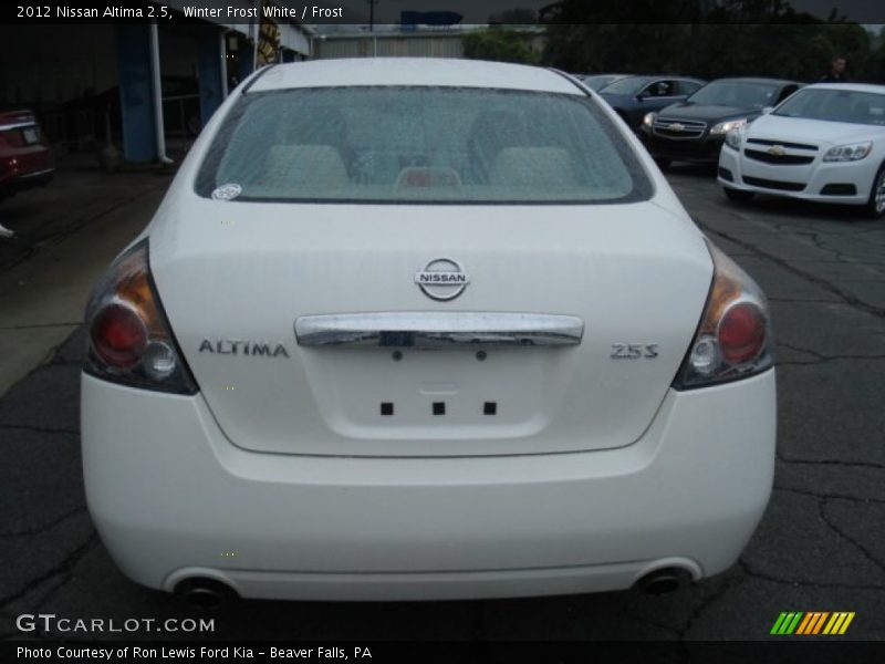 Winter Frost White / Frost 2012 Nissan Altima 2.5