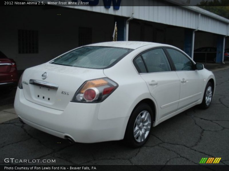 Winter Frost White / Frost 2012 Nissan Altima 2.5