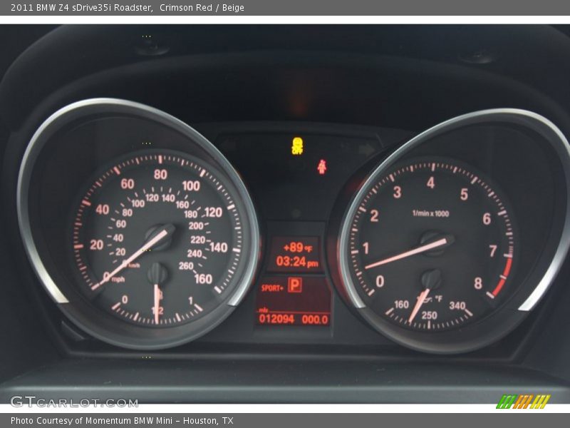 2011 Z4 sDrive35i Roadster sDrive35i Roadster Gauges