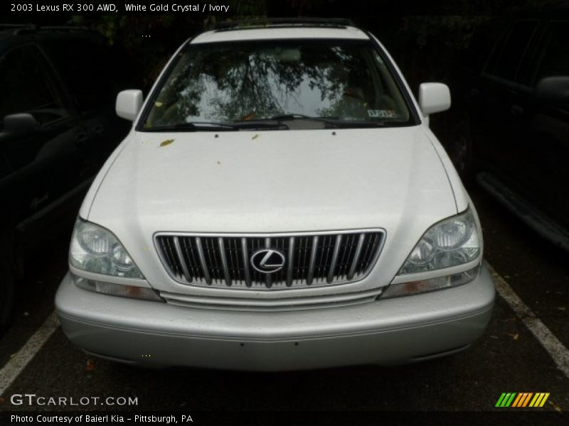 White Gold Crystal / Ivory 2003 Lexus RX 300 AWD