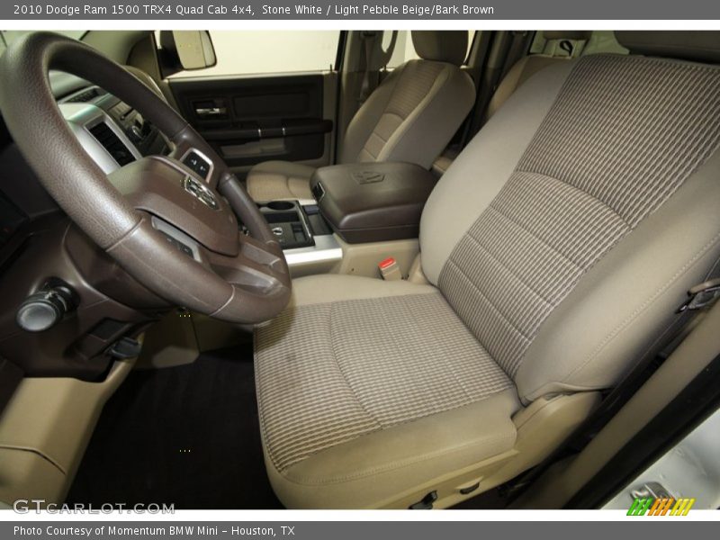 Stone White / Light Pebble Beige/Bark Brown 2010 Dodge Ram 1500 TRX4 Quad Cab 4x4