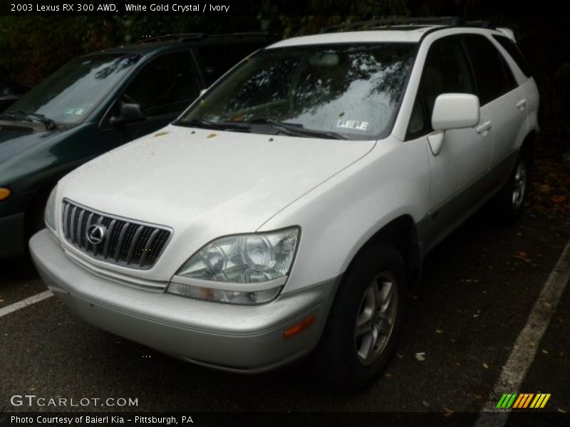 White Gold Crystal / Ivory 2003 Lexus RX 300 AWD
