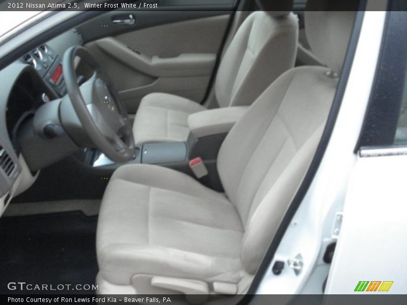 Winter Frost White / Frost 2012 Nissan Altima 2.5