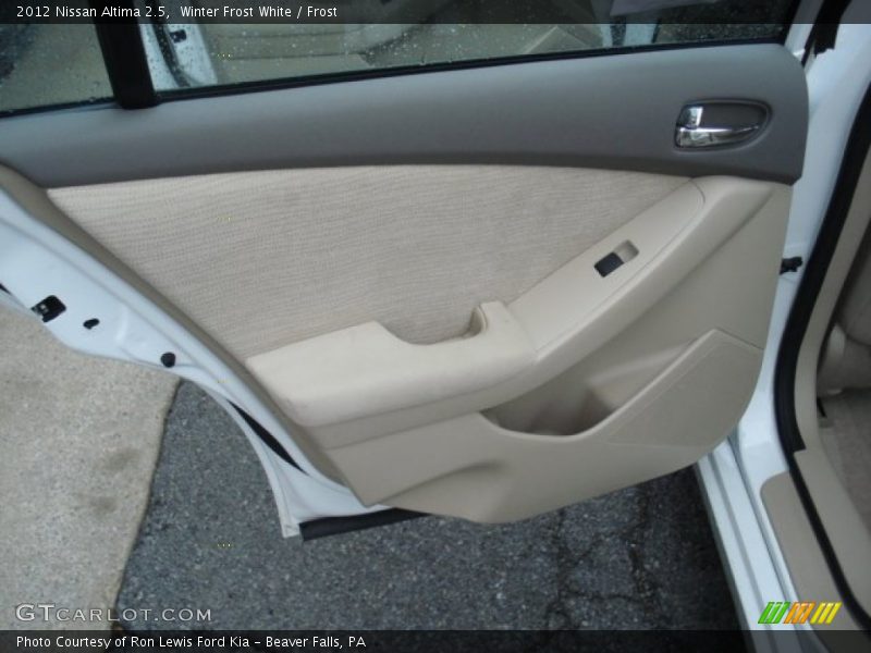 Winter Frost White / Frost 2012 Nissan Altima 2.5