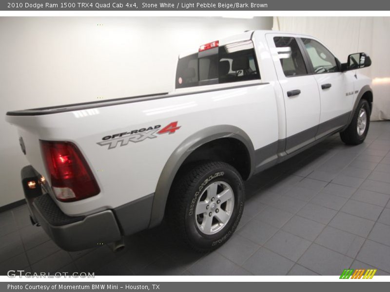 Stone White / Light Pebble Beige/Bark Brown 2010 Dodge Ram 1500 TRX4 Quad Cab 4x4