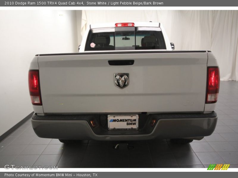 Stone White / Light Pebble Beige/Bark Brown 2010 Dodge Ram 1500 TRX4 Quad Cab 4x4