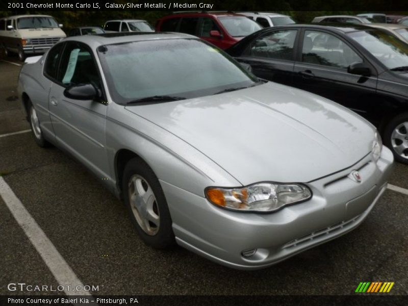 Galaxy Silver Metallic / Medium Gray 2001 Chevrolet Monte Carlo LS