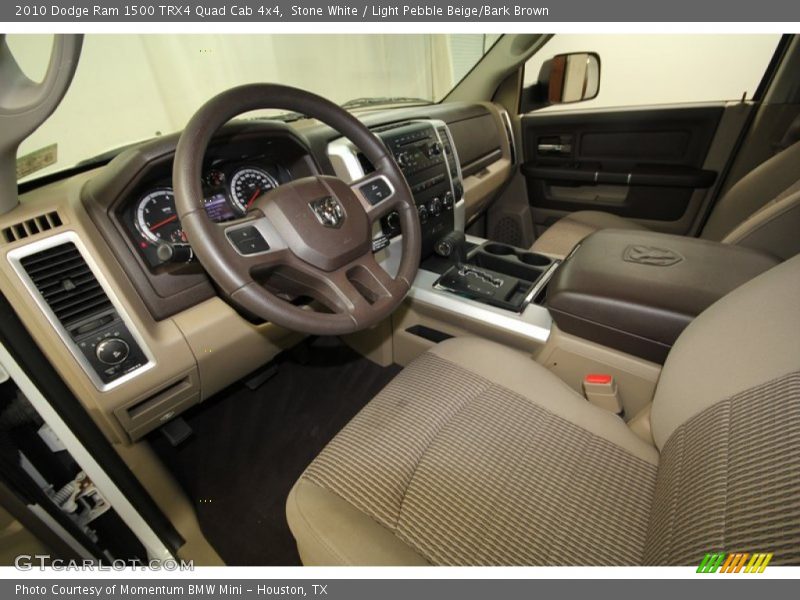 Light Pebble Beige/Bark Brown Interior - 2010 Ram 1500 TRX4 Quad Cab 4x4 