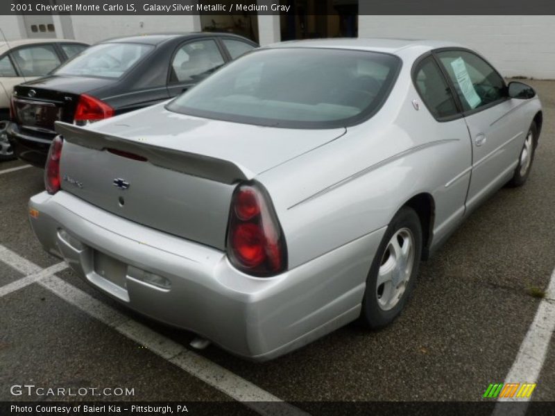 Galaxy Silver Metallic / Medium Gray 2001 Chevrolet Monte Carlo LS