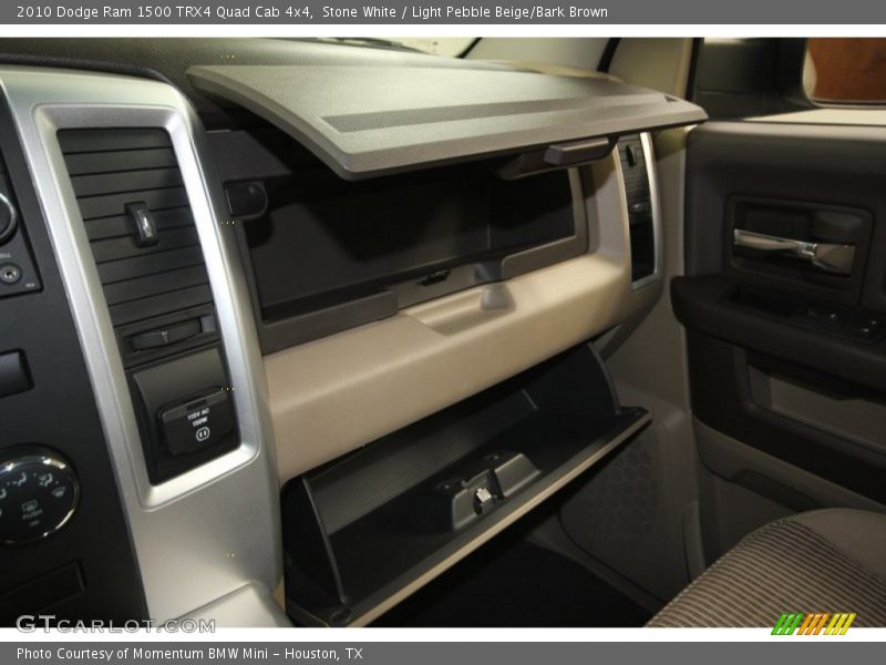 Stone White / Light Pebble Beige/Bark Brown 2010 Dodge Ram 1500 TRX4 Quad Cab 4x4