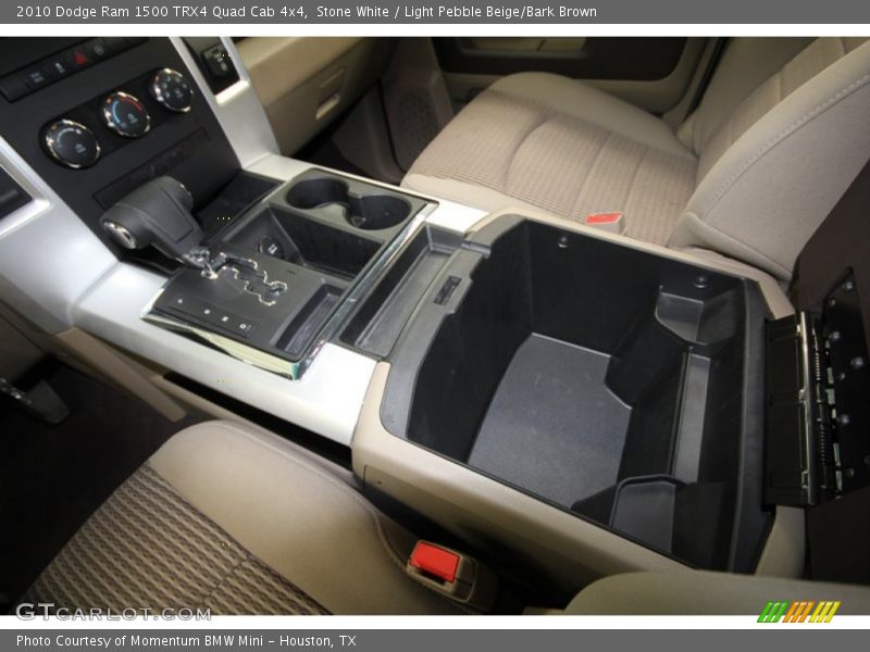 Stone White / Light Pebble Beige/Bark Brown 2010 Dodge Ram 1500 TRX4 Quad Cab 4x4