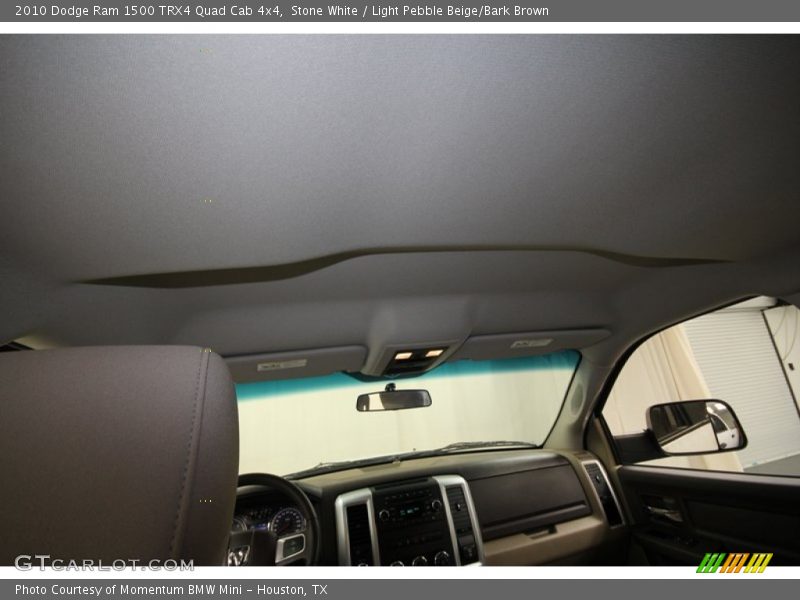 Stone White / Light Pebble Beige/Bark Brown 2010 Dodge Ram 1500 TRX4 Quad Cab 4x4